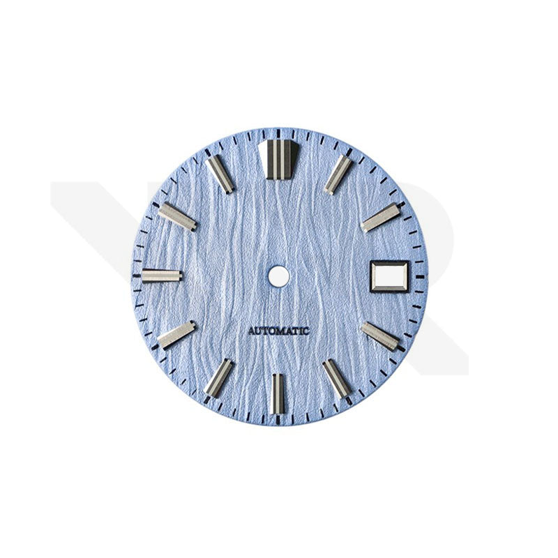 GS White Birch Style Dial for Seiko Mod: Silver GS Style Indices