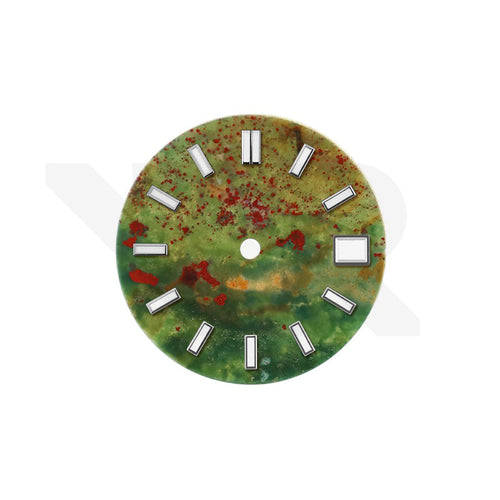 Rainbow Jade Stone Dial for Seiko Mod: DJ Style Indices