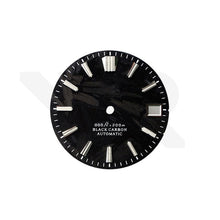 Load image into Gallery viewer, Carbon Fiber Dial for Seiko Mod: Silver GS Indices