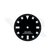 Load image into Gallery viewer, Pelagos Date Thick Lume Indices Dial for Seiko Mod: Matte Black - WR Watches