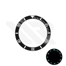Load image into Gallery viewer, SUB Style Blue Full Luminous Ceramic Sloped Bezel Insert for SKX/SRPD: Blue