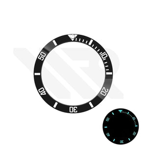 SUB Style Blue Full Luminous Ceramic Sloped Bezel Insert for SKX/SRPD: Blue