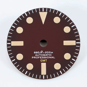 GMT Matte Dial for Seiko NH34 Mod