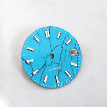 Load image into Gallery viewer, Malachite Turquoise Dial for Seiko Mod