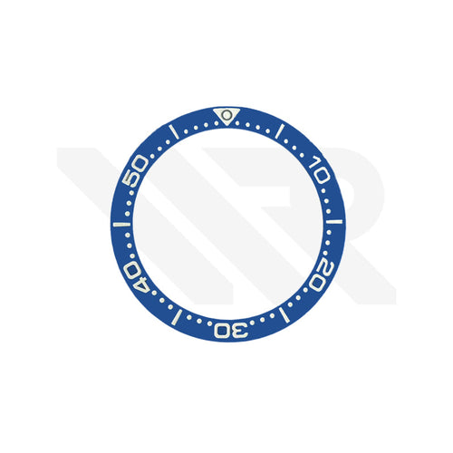 Ceramic Flat Bezel Inserts for Seiko Prospex Solar Tuna SNE497 / SNE498 / SNE499: Blue S