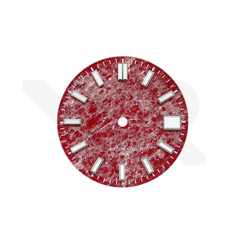 Mica Jade Stone Dial for Seiko Mod: DJ Style Indices
