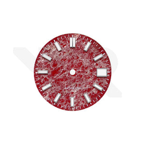 Mica Jade Stone Dial for Seiko Mod: DJ Style Indices