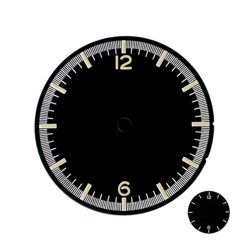 Retro Black Dial for Seiko Mod