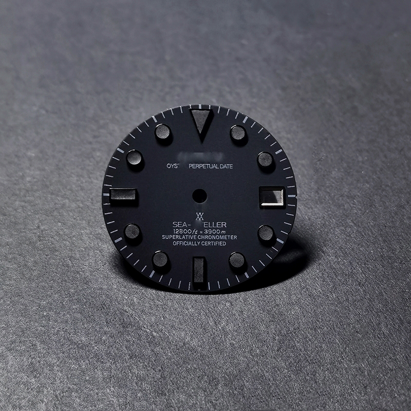 Matte Black Dial for Seiko Mod