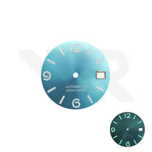 Load image into Gallery viewer, Luminor Style Dial for Seiko Mod: Light Blue