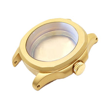 Load image into Gallery viewer, Nautilus Sandblasted Case Set for Seiko Mod: Gold