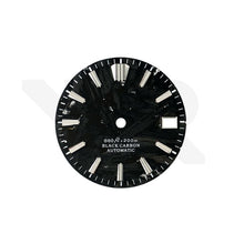 Load image into Gallery viewer, Silver Foil Carbon Fiber Dial for Seiko Mod: Silver GS Indices