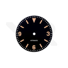 Load image into Gallery viewer, Retro Sub 369 Black Dial for Seiko Mod