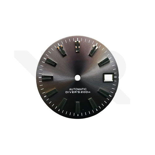 Sunburst Dial for Seiko Mod: GS Style Indices with Black Luminous