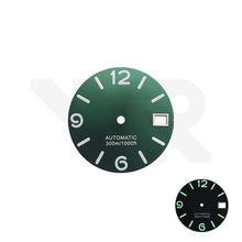 Load image into Gallery viewer, Luminor Style Dial for Seiko Mod: Green