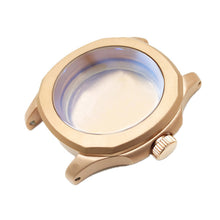 Load image into Gallery viewer, Nautilus Sandblasted Case Set for Seiko Mod: Rose Gold
