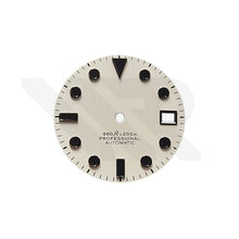 Load image into Gallery viewer, Sub Style Matte White Dial for Seiko Mod: Sub Style Black Indices