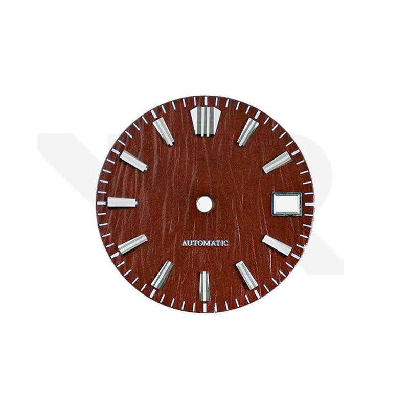 GS White Birch Style Dial for Seiko Mod: Silver GS Style Indices