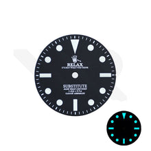 Load image into Gallery viewer, Retro Style Relax Dial for Seiko Mod: Matte Black No Date