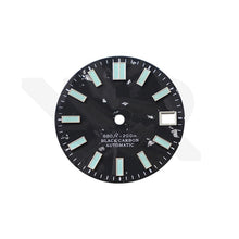 Load image into Gallery viewer, Carbon Fiber Dial for Seiko Mod - C9 Blue Luminous