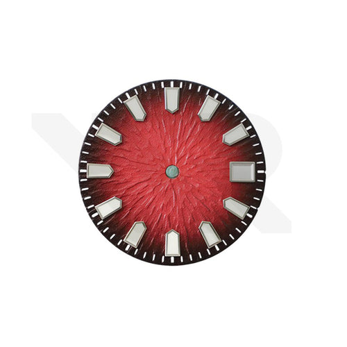 Ruptured Textured Dial for Seiko Mod: Red