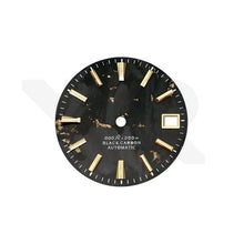 Load image into Gallery viewer, Gold Foil Carbon Fiber Dial for Seiko Mod: Gold GS Indices