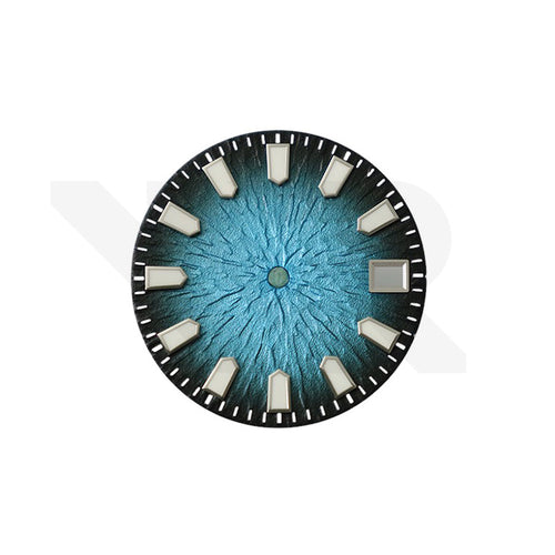Ruptured Textured Dial for Seiko Mod: Blue