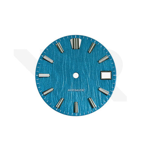 GS White Birch Style Dial for Seiko Mod: Silver GS Style Indices