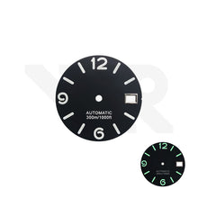 Load image into Gallery viewer, Luminor Style Dial for Seiko Mod: Black