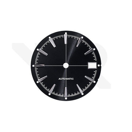 Gentleman Style Sunburst Dial for Seiko Mod: Black