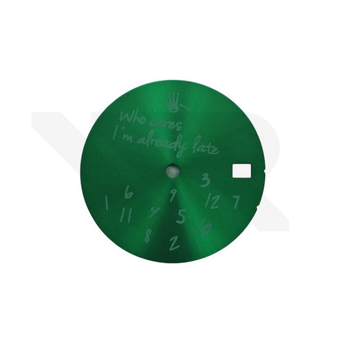 Relax Sunburst Dial V2 for Seiko Mod: Icy Green / Green