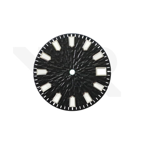 Ruptured Textured Dial for Seiko Mod: Black