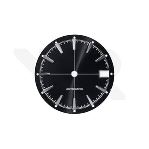 Gentleman Style Sunburst Dial for Seiko Mod: Black