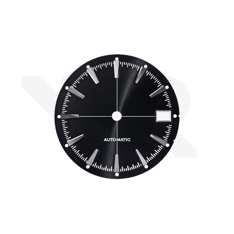 Gentleman Style Sunburst Dial for Seiko Mod: Black
