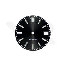 Load image into Gallery viewer, Black Sunburst GS Dial for Seiko Mod: GS Indices