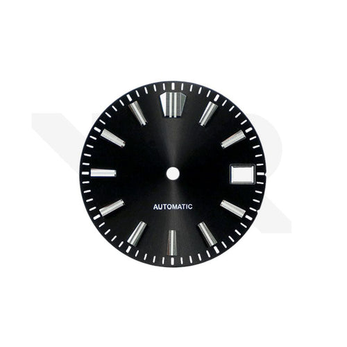 Black Sunburst GS Dial for Seiko Mod: GS Indices