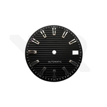 Load image into Gallery viewer, Black Stripe Dial for Seiko Mod: GS Style Indices with Black Luminous