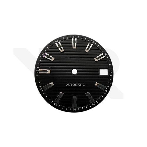 Black Stripe Dial for Seiko Mod: GS Style Indices with Black Luminous