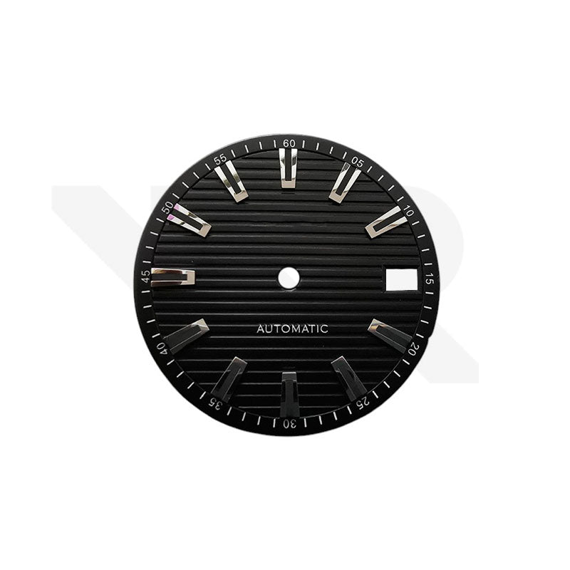 Black Stripe Dial for Seiko Mod: GS Style Indices with Black Luminous