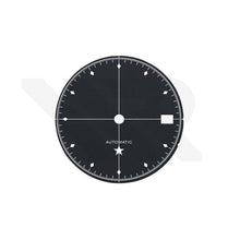 Load image into Gallery viewer, Simplicity Dial for Seiko Mod: Matte Black with White Printing