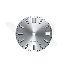 Load image into Gallery viewer, Silver Sunburst GS Dial for Seiko Mod: GS Indices
