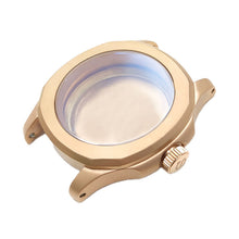 Load image into Gallery viewer, Nautilus Sandblasted Case Set for Seiko Mod: Rose Gold