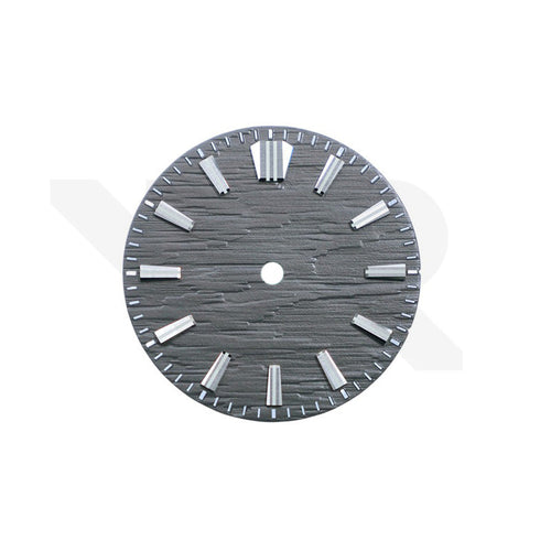 GS White Birch Style Ash Gray No Date Dial for Seiko Mod: Silver GS Style Indices
