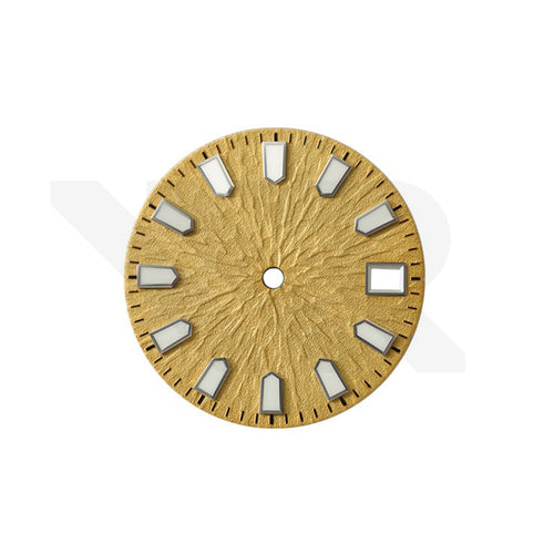 Ruptured Textured Dial for Seiko Mod: Autumn Gold