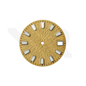 Ruptured Textured Dial for Seiko Mod: Autumn Gold