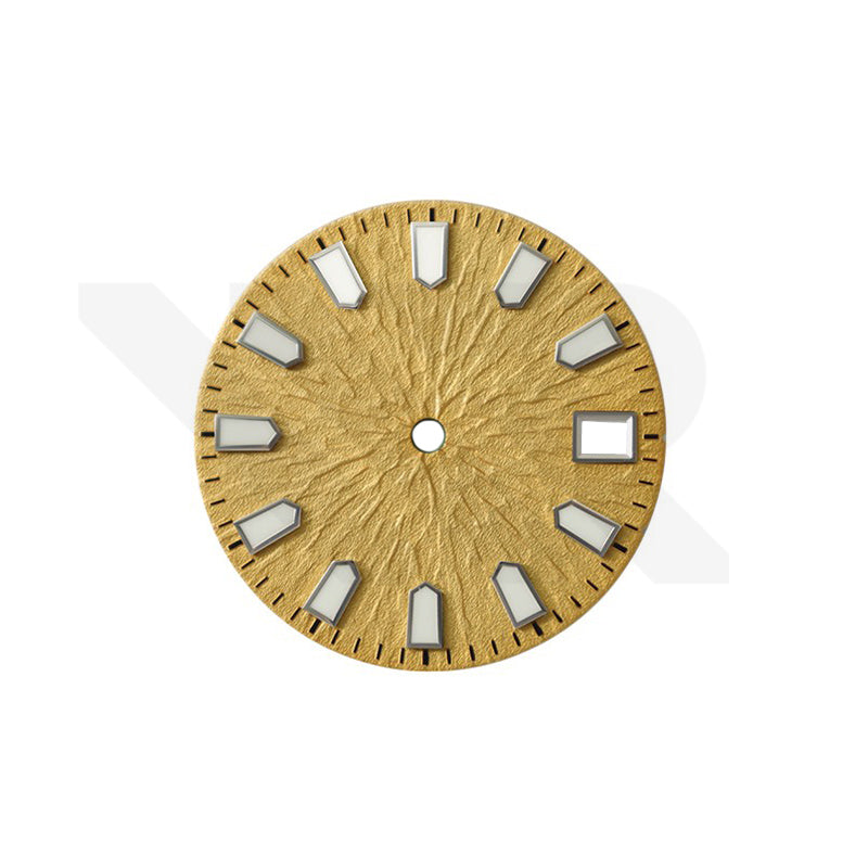 Ruptured Textured Dial for Seiko Mod: Autumn Gold