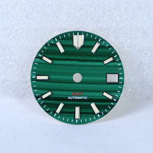 Malachite Green GMT Dial for Seiko NH34 Mod