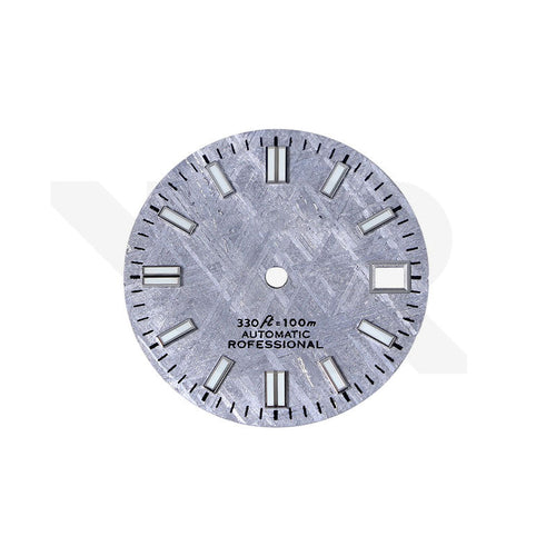 Gray Meteorite Dial for Seiko Mod - DJ Style