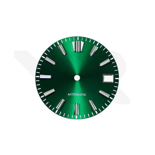 Green Sunburst GS Dial for Seiko Mod: GS Indices