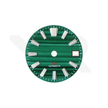 Load image into Gallery viewer, Malachite Green GMT Dial for Seiko NH34 Mod